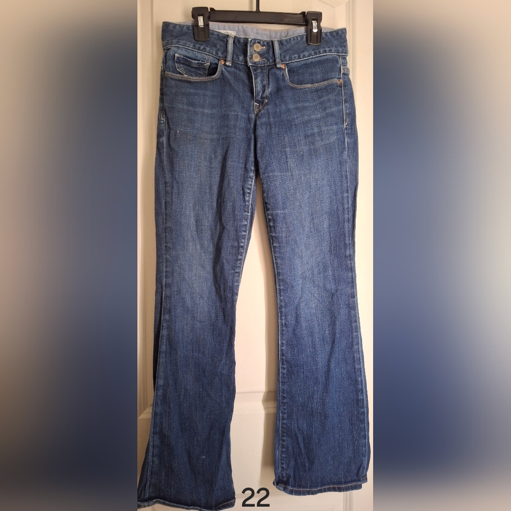 Women's Perfect Boot Blue Jeans Sz 27/4p Western Boho Coastal Gypsy Rodeo Casual